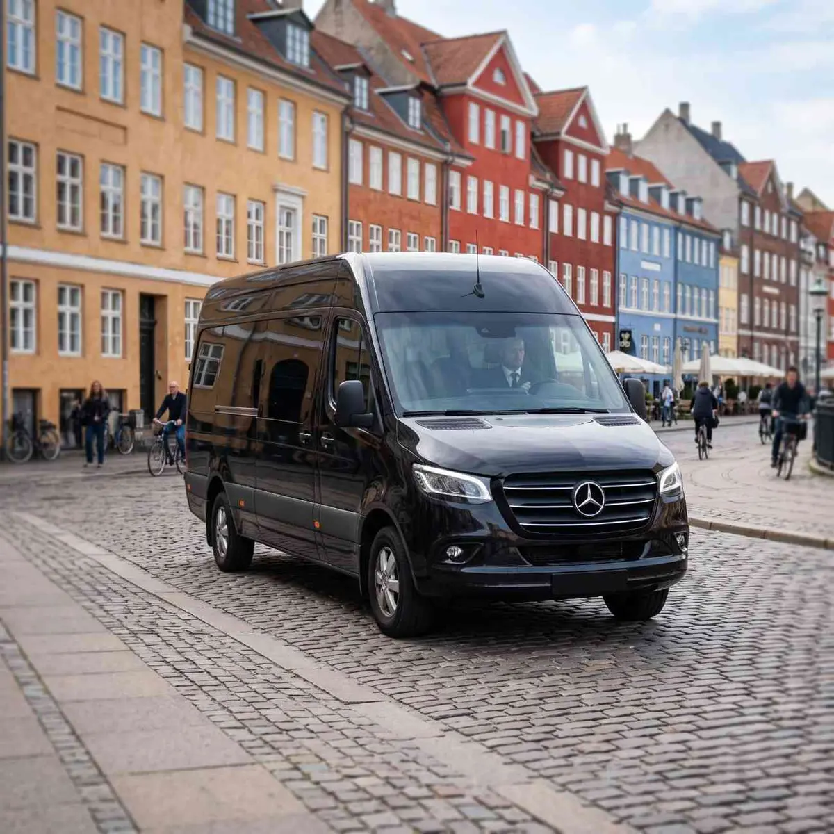 Mercedes Sprinter for corporate groups in Copenhagen